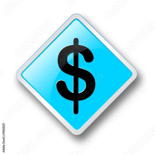 Dollar symbol sign board
