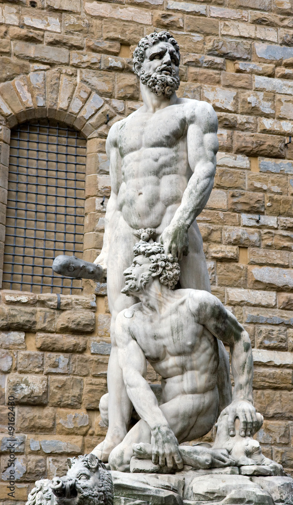 Statue of Hercules and Cacus in the Piazza della Signoria,