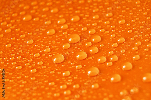 Orange Water Drops