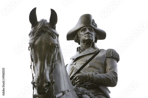 BOSTON: An equastrian statue of General George Washington