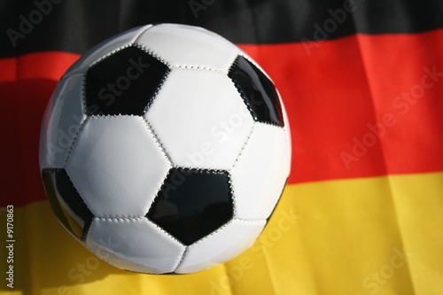 Fu  ball  Deutschland flagge