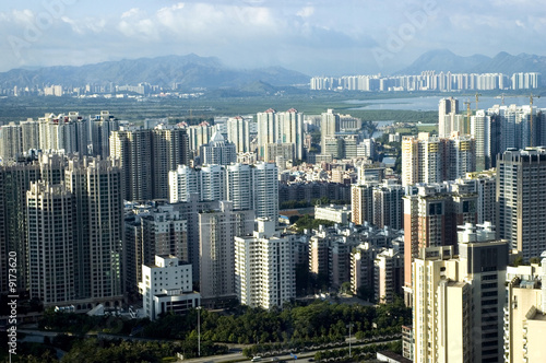 Chinese metropolis - modern Shenzhen city, skyscrapers © BartekMagierowski