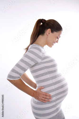 freudige schwangere photo