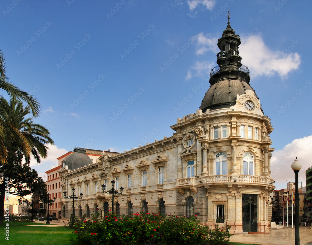 Fototapeta premium Palacio Consistorial - CIty Hall, Cartagena, Spain