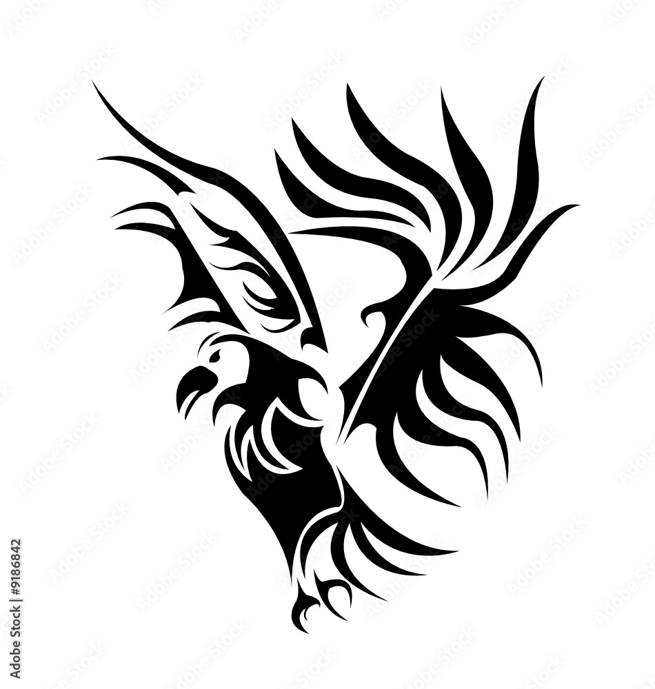 A beauitful bird tattoo design A beauitful bird tattoo design
