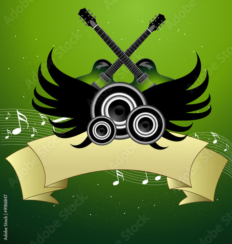 An awesome music poster design vector