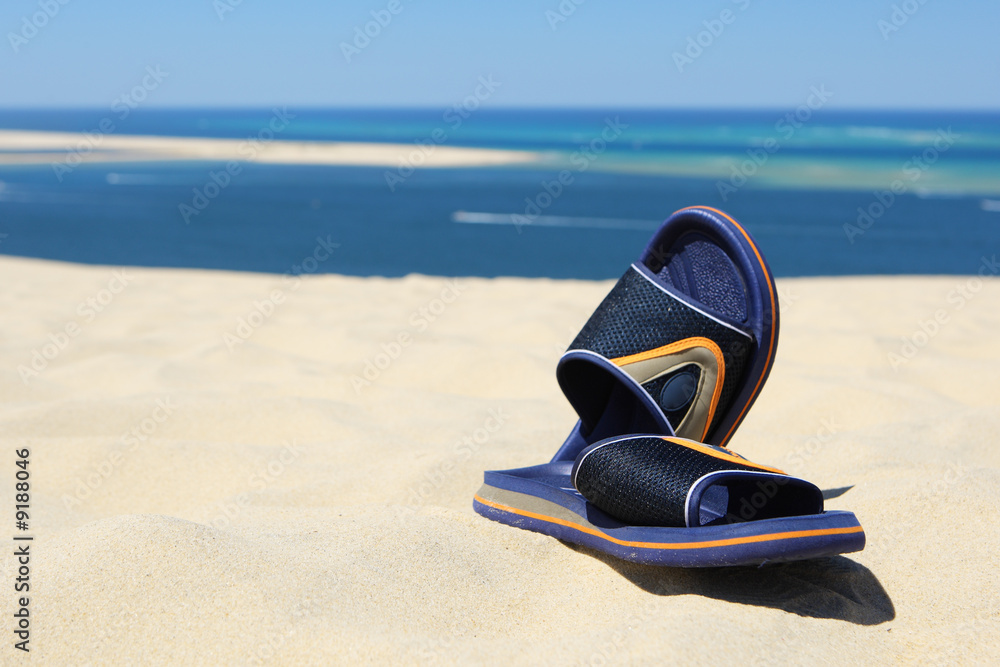 Fototapeta premium Chaussures de plage