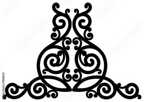 Element of decorative lattice