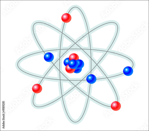 atom vector illustration