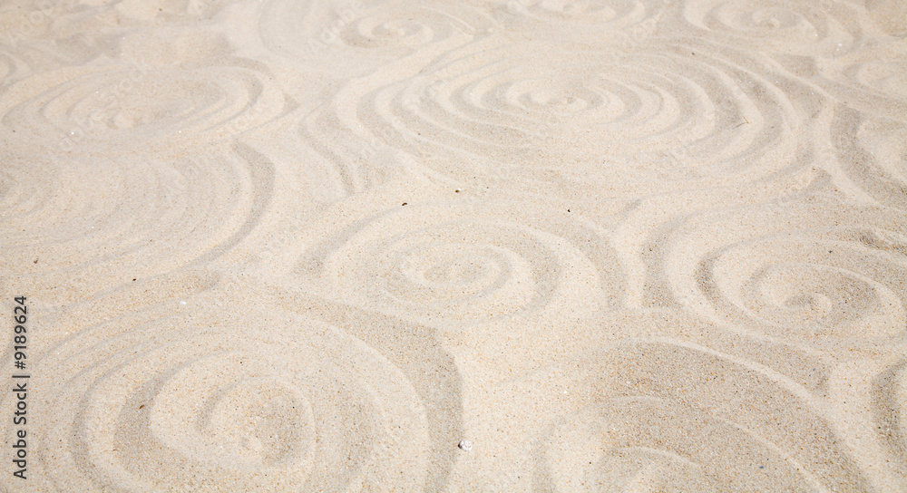 Fototapeta sandy spirals background
