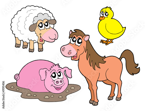 Country animals collection