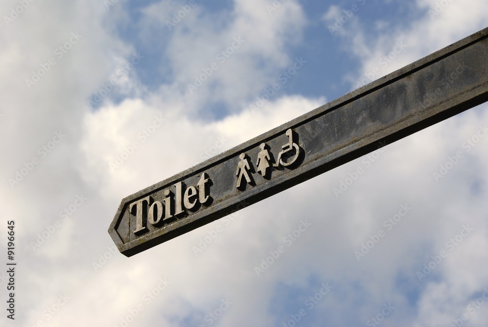 Fototapeta premium Toilet sign