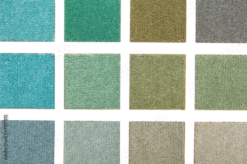 color range of carpet samples can serve as background