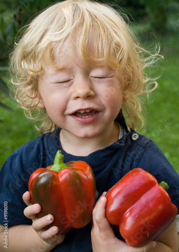 boy with paprika