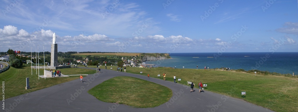 Fototapeta premium Arromanches spiaggia dello sbarco in Normandia