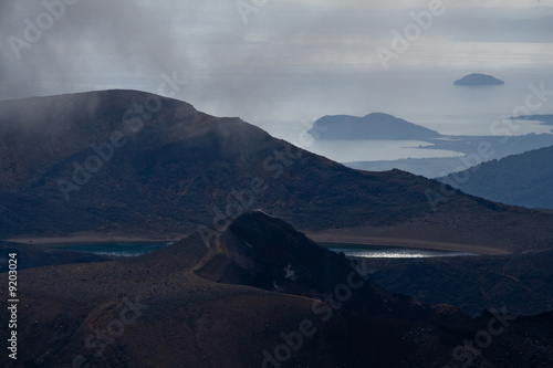 Vulcan Landscape in New Zealand