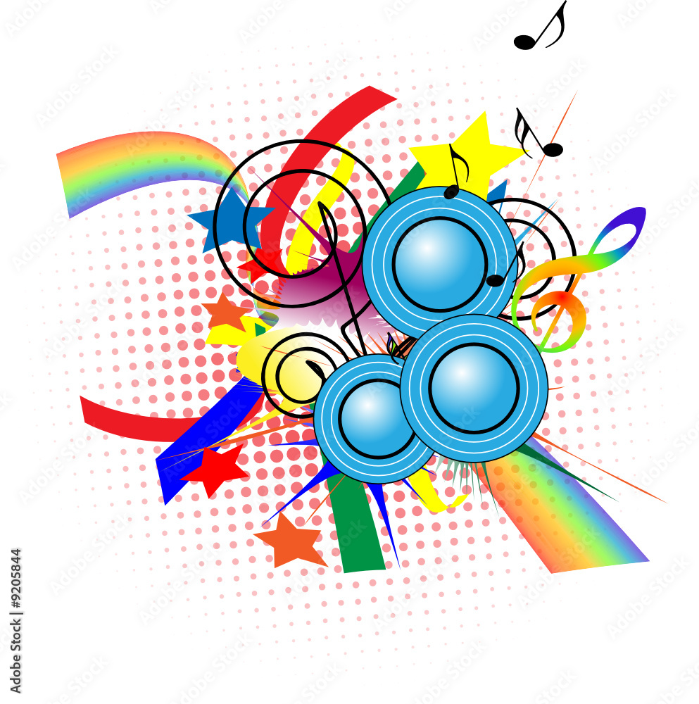 Obraz premium Musical background