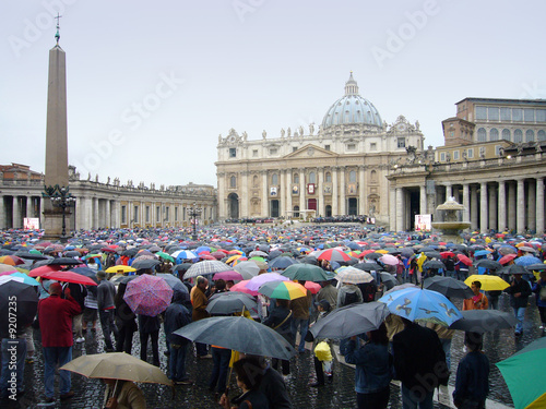 Rom Petersplatz Papstmesse photo