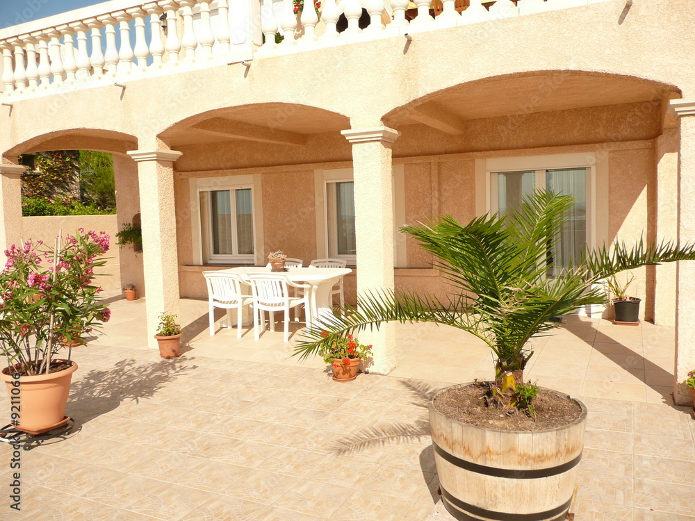 Fototapeta premium Terrasse front de mer Méditerranée France