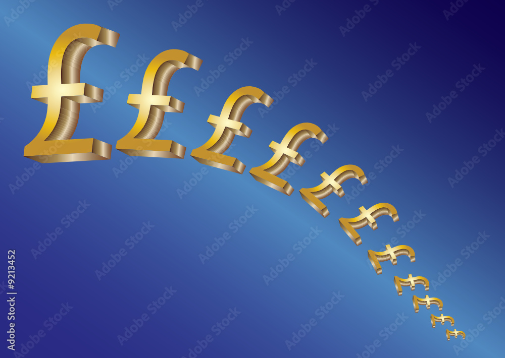 Fototapeta premium Diminishing Pounds