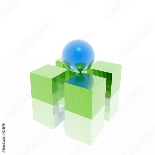 pedestal (from blue-green series)