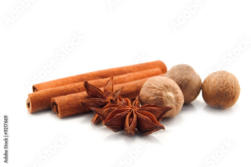 spice isolated on white background