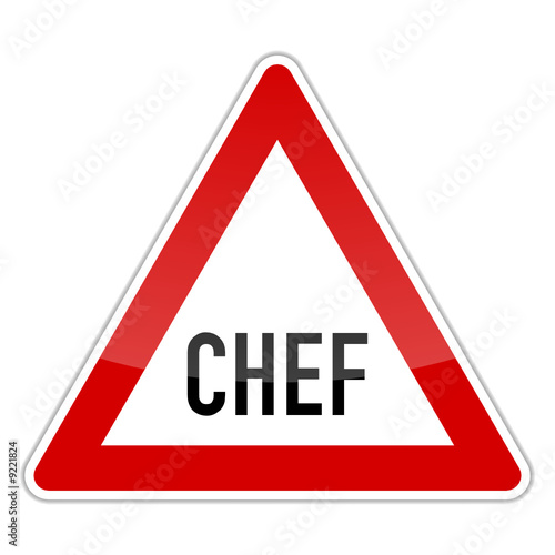 warnschild chef