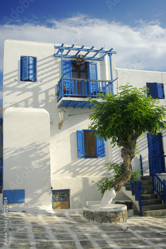 Whitewashed house, Mykonos