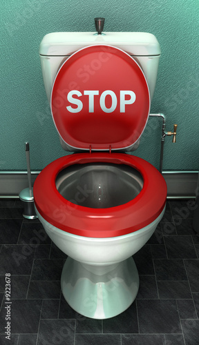 Toilettes stop aux microbes