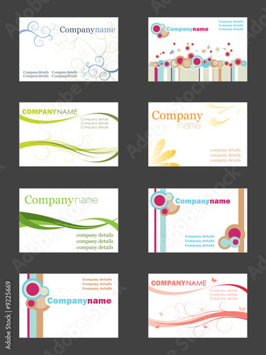 Business card set