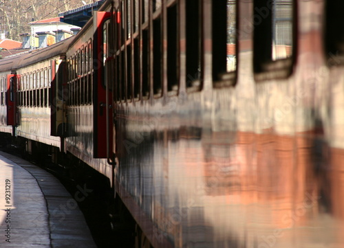 Canvas Print Train Station