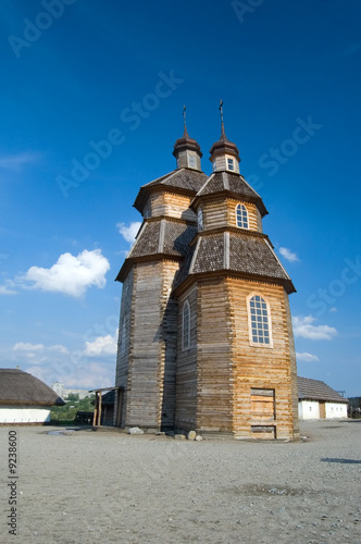 Ancient Cossack church. Zaporozhye. Ukraine