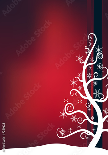 Christmas Snow Tree