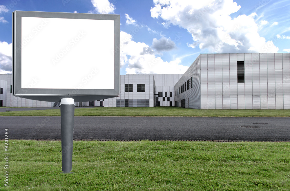 Obraz premium Panneau usine
