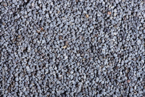 Poppy seeds close-up background texture