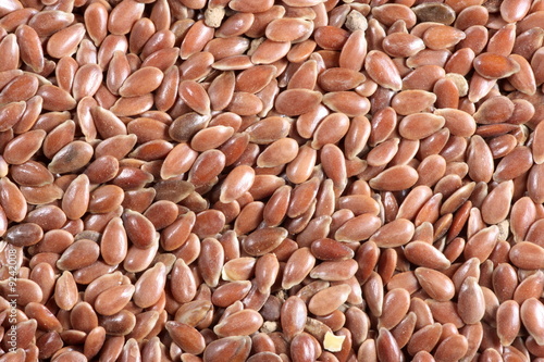 Flax seeds background texture