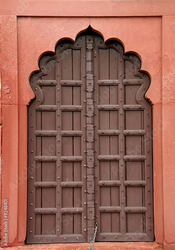 Detail from temple in Agra, India