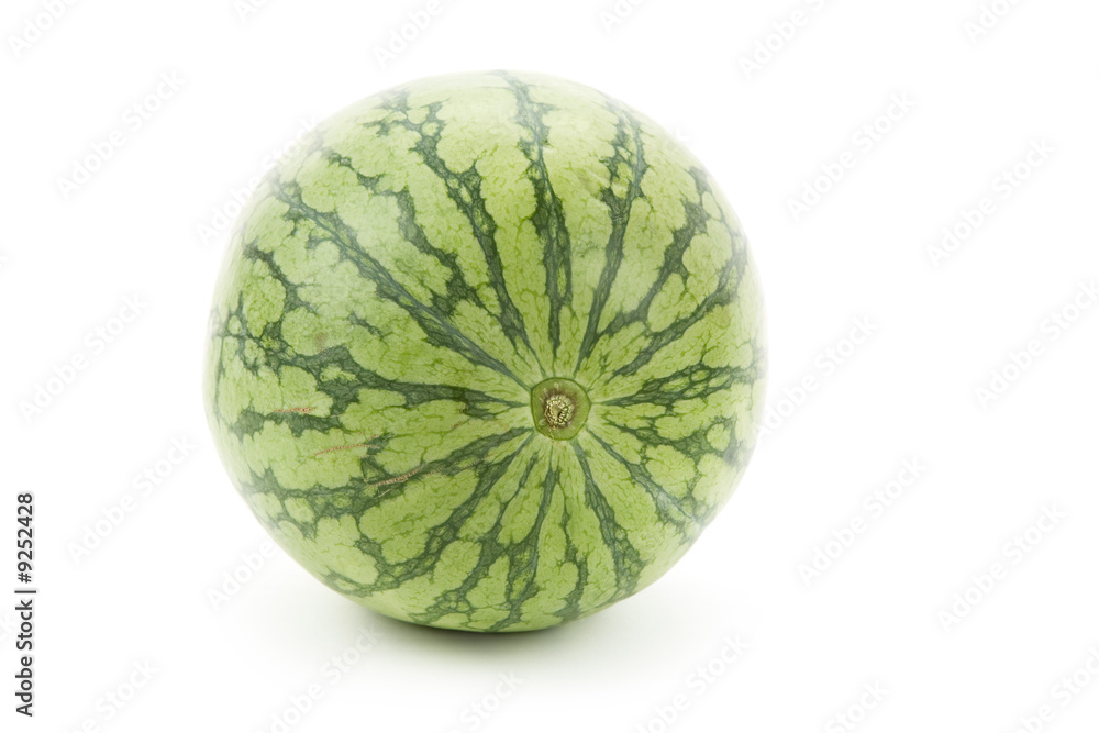 Green Watermelon with white background Green Watermelon with white background