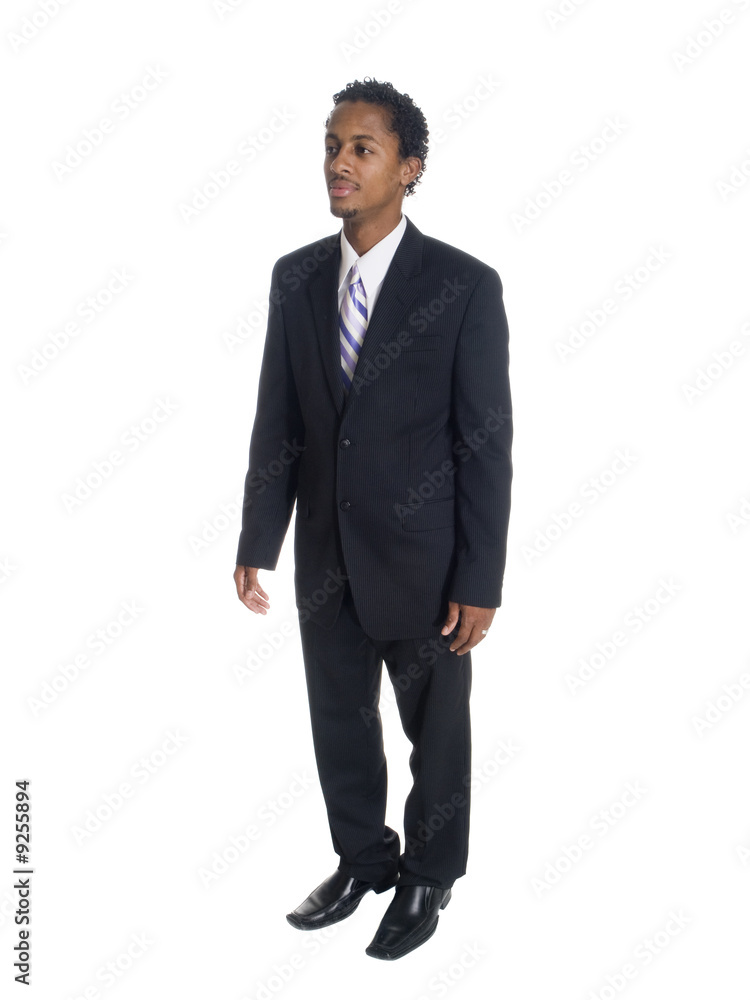 Series of isolated studio shot of a businessman Series of isolated studio shot of a businessman