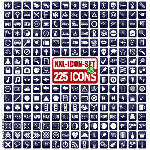 xxl-icon-set (dark blue)