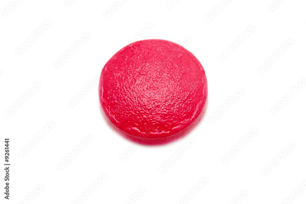 object on white - medical pills macro object on white - medical pills macro