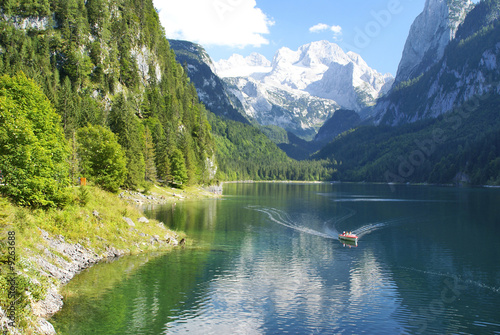 Boot auf dem Gosausee