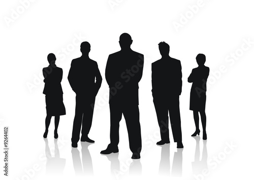 business people team vector illustration