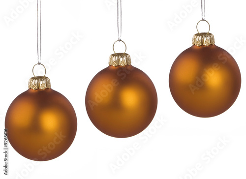 Christmas golden balls