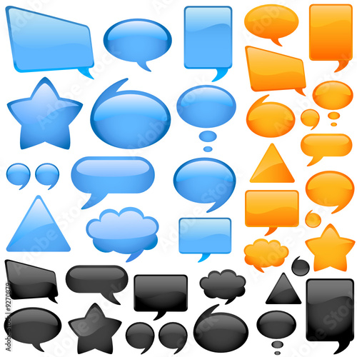 dialog bubbles vector