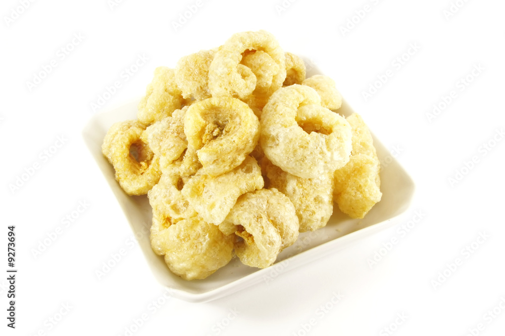 Pork Rinds also known as Chicharon in the Philippines