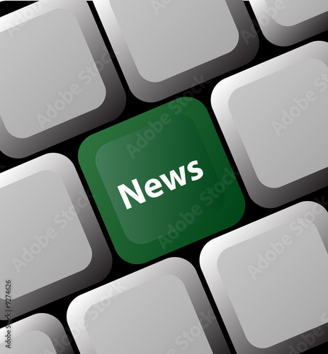 News Keyboard Key