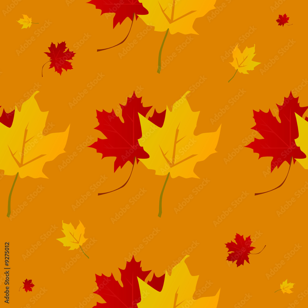 Fall seamless background Fall seamless background