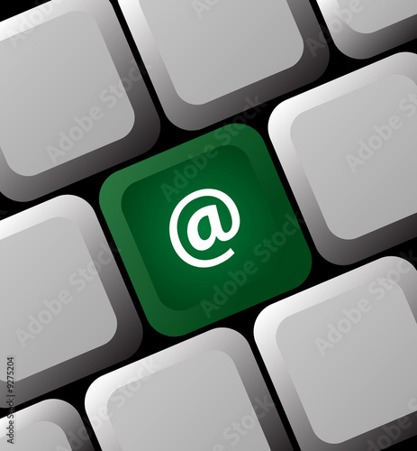 Email Key - @ symbol