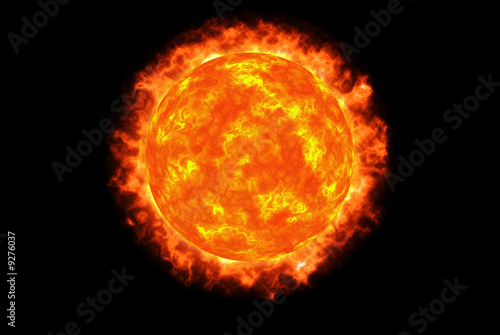 Fotografie Fiery sphere